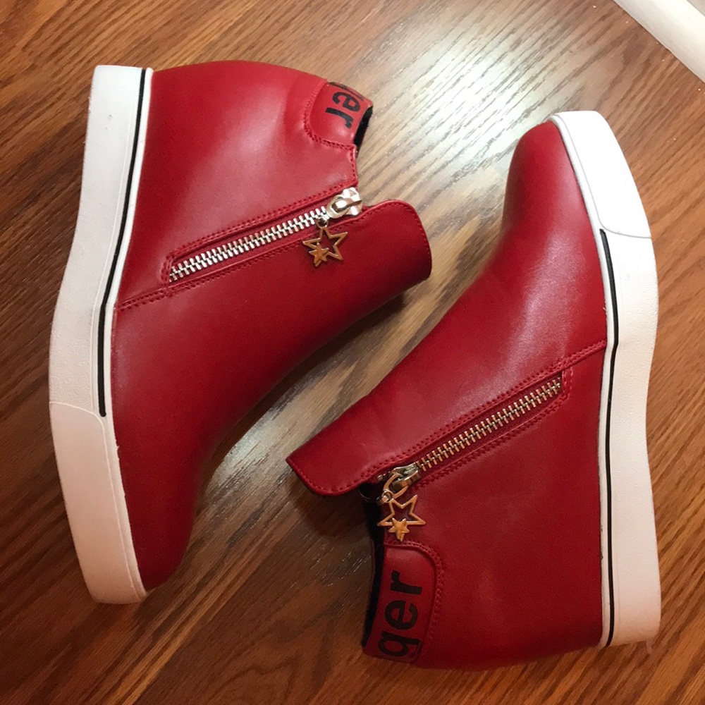 Red high tops